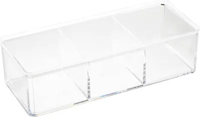 Immagine prodotto di 5five Simply Smart Kosmetik-Aufbewahrungsdose Selena mit 3 Fächern, Kunststoff, 22.8 x 9.5 x 8 cm, 155907