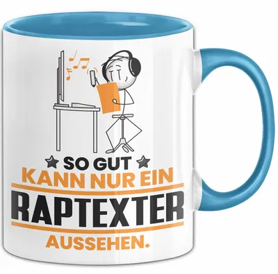 Produktbild von Raptexter Geschenk Tasse So Gut Kann Nur Ein Raptexter Aussehen Geschenkidee Kaffee-Becher (Blau)