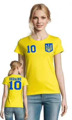 Produktbild von Damen Ukraine Ukraina Sport Trikot Fußball Meister WM EM