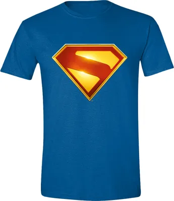 Produktbild von Superman T-Shirt - Logo (blau) S