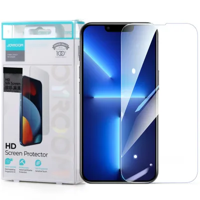 Produktbild von Joyroom Knight 2,5D FS TG Vollbild Panzerglas fr iPhone 14 Pro (JR-DH02)