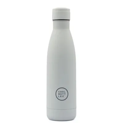 Produktbild von Cool Bottles Edelstahl-Thermoflasche Pastell dreilagig 500 ml - grau