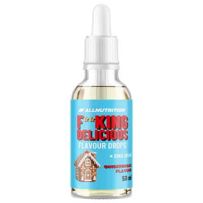 Produktbild von ALLNUTRITION FITKING DELICIOUS FLAVOUR DROPS 50ml Lebkuchen