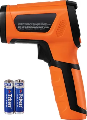 Zdjęcie produktu dla Termometr na podczerwień SucceBuy, podwójny laserowy pistolet do pomiaru temperatury -40~2732°F, bezdotykowy przenośny pistolet na gorące powietrze IR z regulowaną emisyjnością do topienia metali, gotowania, pieca do pizzy, silnika (nie do użytku przez ludzi)