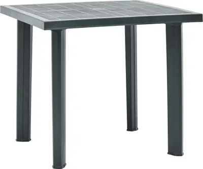 Obrázek produktu pro Zahradní stůl zelený 80 x 75 x 72 cm plast