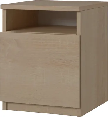 Produktbild von Nachttisch | Nachtschrank | Beistelltisch | Kommode für Schlafzimmer, Wohnzimmer, Jugendzimmer | 30x40x30 cm | Sonoma