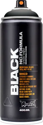 Produktbild von Sprühlack | Montana BLACK | Black | 400ml