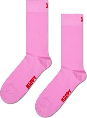 Image de Happy Socks Chaussettes d'équipe solides rose EU 36-40 homme rose EU 36-40