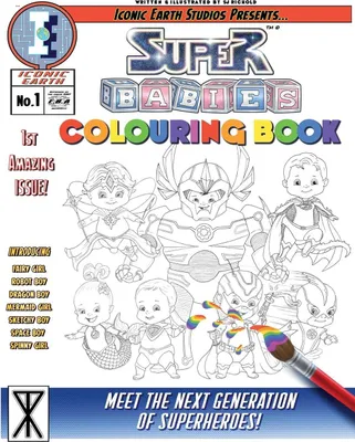 Produktbild von The Superbabies Colouring Book