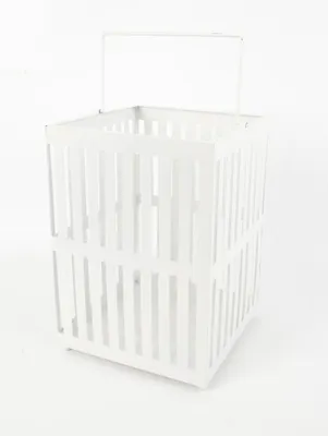 Produktbild von TrendLine Deko-Laterne Metall 26 x 18 cm weiß