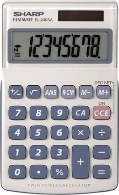 Produktbild von Sharp EL-240 SA B Schulrechner für den Einsatz in der Grundschule