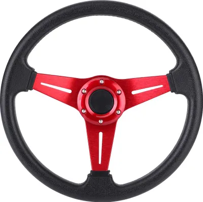 Zdjęcie produktu dla 350 mm/14 -calowa kierownica wyścigowa do driftu, uniwersalna, zmodyfikowana kierownica Accessored