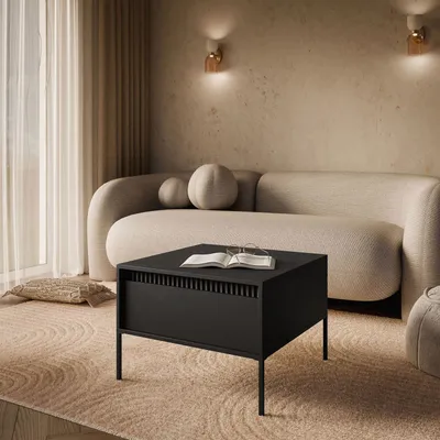 Produktbild von Couchtisch YASUMI mit Schublade Schwarz