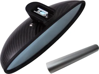 Produktbild von PREMIUM Spiegel Innenspiegel Design Folie Set in Grau Matt für viele Fahrzeuge