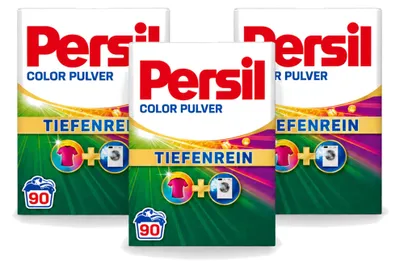 Produktbild von 3 x Persil Color Waschmittel Pulver für bunte Wäsche - Vorteilspackung - 3 Stücke