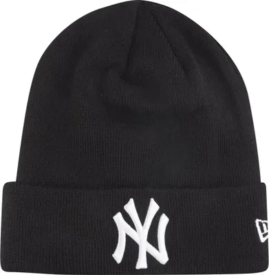 Obrázek produktu pro Pánská zimní čepice NEW ERA MLB essential cuff knit NEYYAN NY Black White - UNI