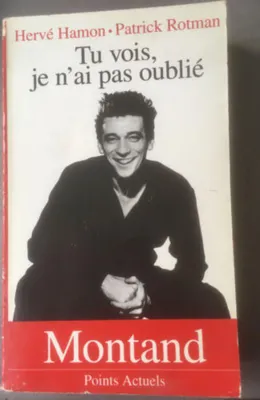 Image de Montand. Tu Vois, Je n'ai pas oublié