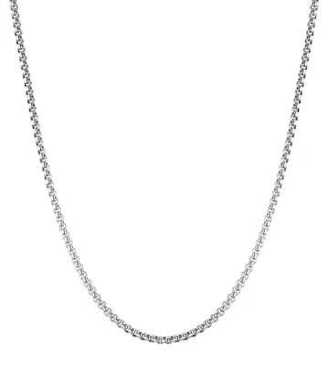 Produktbild von DonDon® Herren Halskette Edelstahl Länge 52 cm - Ø 0,4 cm