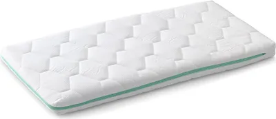 Produktbild von Petite Amélie Babymatratze - 45x90 cm - Weiß - Allergikergeeignet -  Antibakteriell - Nachhaltige Materialien - Waschbar