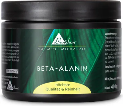 Produktbild von Beta-Alanin Pulver nach Dr. med. Michalzik - ohne Zusatzstoffe - von BIOTIKON®