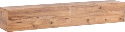 Produktbild von BELIANI TV-Möbel Braun Faserplatte 180 cm Hängend 2 Türen Holzoptik Schmal Modern Schlicht TV-Hängeschrank Fernsehschrank TV-Lowboard Wohnzimmer