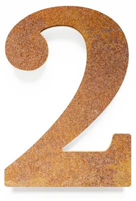 Image de Numéro de maison vintage 2 - Style rétro et résistant aux intempéries, avec matériel de montage inclus