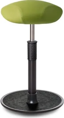 Produktbild von Sitz- Stehhocker Free Tall Triangel skai Nature Base h.grün schwarz /schwarz.