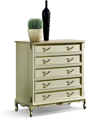 Produktbild von Wohnzimmer Italienische Luxus Möbel Klassischer Barock Stil Kommode Kommode Holz