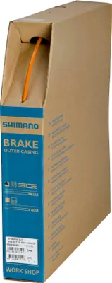 Produktbild von SHIMANO Bremszugaußenhülle SLR 40 m Orange - Werkstattpackung für Bremsleitun....