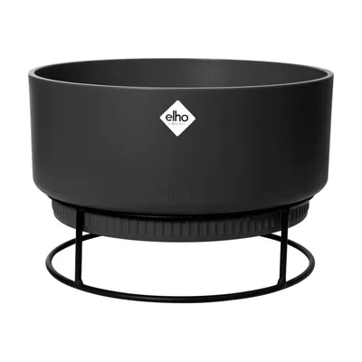 Produktbild von elho Pflanzgefäß Blumenschale b.for studio Ø 30 cm H 18,8 cm schwarz für innen