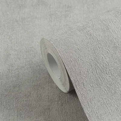 Produktbild von Tapete in Beton-Optik Hellgrau - Unifarbene Vliestapete mit Struktur matt - Modern AS-Creation (KG-174715)