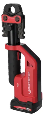 Produktbild von Rothenberger ROMAX Compact III Basic Set 1 Akku Radialpressmaschine 18 V 19 kN ( 1000004261 ) + 1x Akku 2,0 Ah + Ladegerät + Koffer