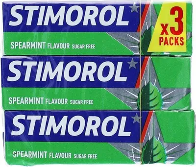 Produktbild von Stimorol Spearmint Flavour 3x10 Dragees 42g