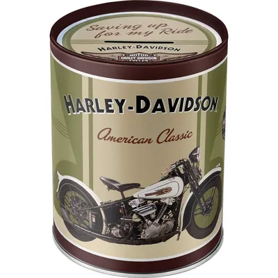Zdjęcie produktu dla Metalowa Skarbonka Harley Davidson