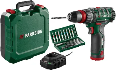 Produktbild von PARKSIDE® PBSA 12 F5 Akku Bohrschrauber mit Akku und Ladegerät