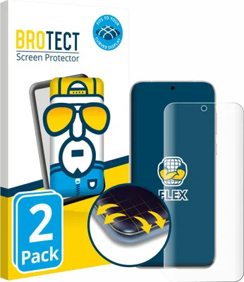 Produktbild von 2x BROTECT Fullscreen Schutzfolie für Huawei Pura 80 Ultra Displayschutz Folie Fullcover Klar Transparent