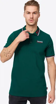 Produktbild von Herren Poloshirt schmale Passform LION Bottle Green M Lonsdale