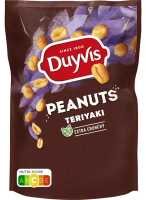 Obrázek produktu pro Duyvis Pinda's Teriyaki Gemarineerd 225 g – křupavé, aromatické arašídy