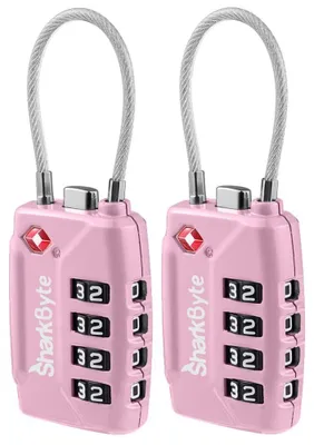 Productafbeelding van TSA kofferslot, 2-pack, cijfergoedgekeurd voor reisbagage