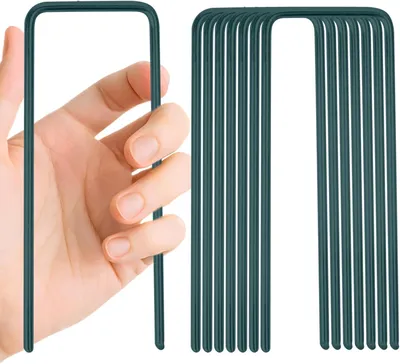 Obrázok produktu pre Zemné kotvy 50 kusov, kalená oceľ, 150 mm x 30 mm, pre záhradu