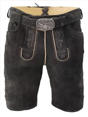 Produktbild von Lederhose Kronplatz nero stein 54