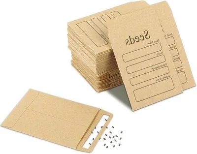 Produktbild von Kleine Papiertüten 100 Stück für Samen, Münzen, Schmuck