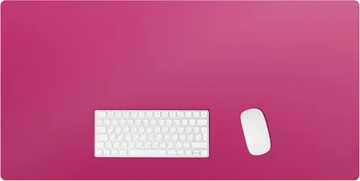 Produktbild von Farbe Rosa – Schreibtischunterlage – Rutschfeste Tischunterlage – Schreibtischmatte für Büro & Zuhause – Schreibunterlage – Mauspad – Tischmatte – 100 x 50 cm