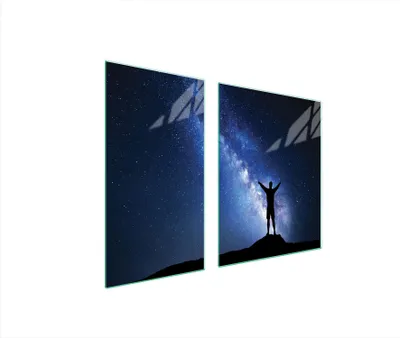 Image de Plaques de recouvrement pour cuisinière 2 pièces 90x52 Couverture de champ en vitrocéramique Planche à découper Homme Nordlich