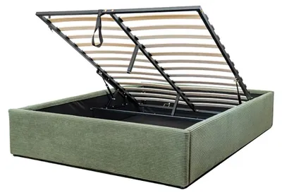 Produktbild von Bett mit Stauraum, 140 x 190 cm, aus Cord – ROMY