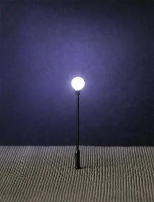 Produktbild von Faller 180204 - 1/87 / H0 LED-Parklaterne, Kugel-Aufsatzleuchte - Neu