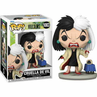 Immagine prodotto di Figura POP dei cattivi Disney Crudelia de Vil