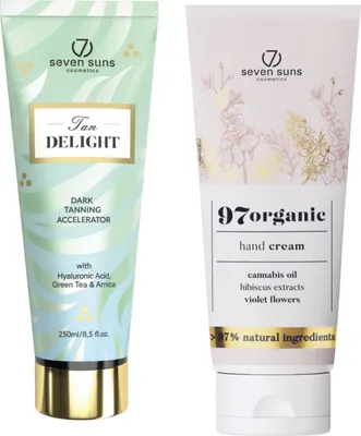 Image de 7suns Tan Delight Accelerator Dark Tanning 250 ml + krém na ruce 75 ml zdarma