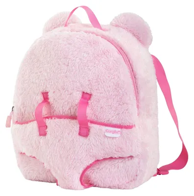 Image de Sac à dos Corolle pour poupée en peluche rose, 30cm