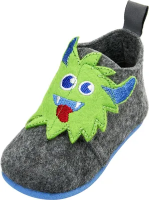 Produktbild von Playshoes Kinder Filz-Hausschuh Monster EUR 22